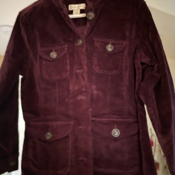 Christopher and Banks Corduroy Jacket - petite M - Picture 2 of 2